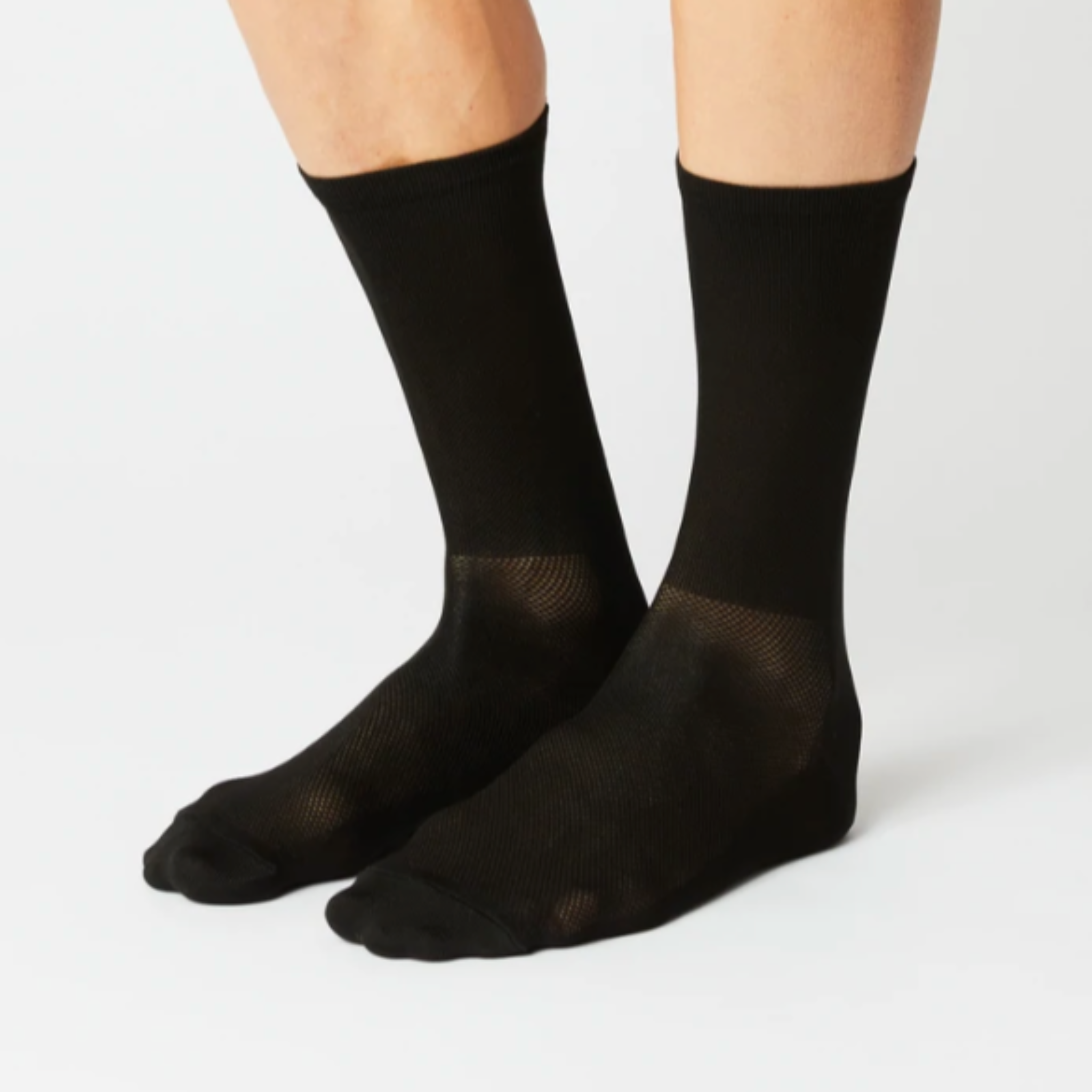 Cykelstrømpe fra Fingers crossed. Sort.