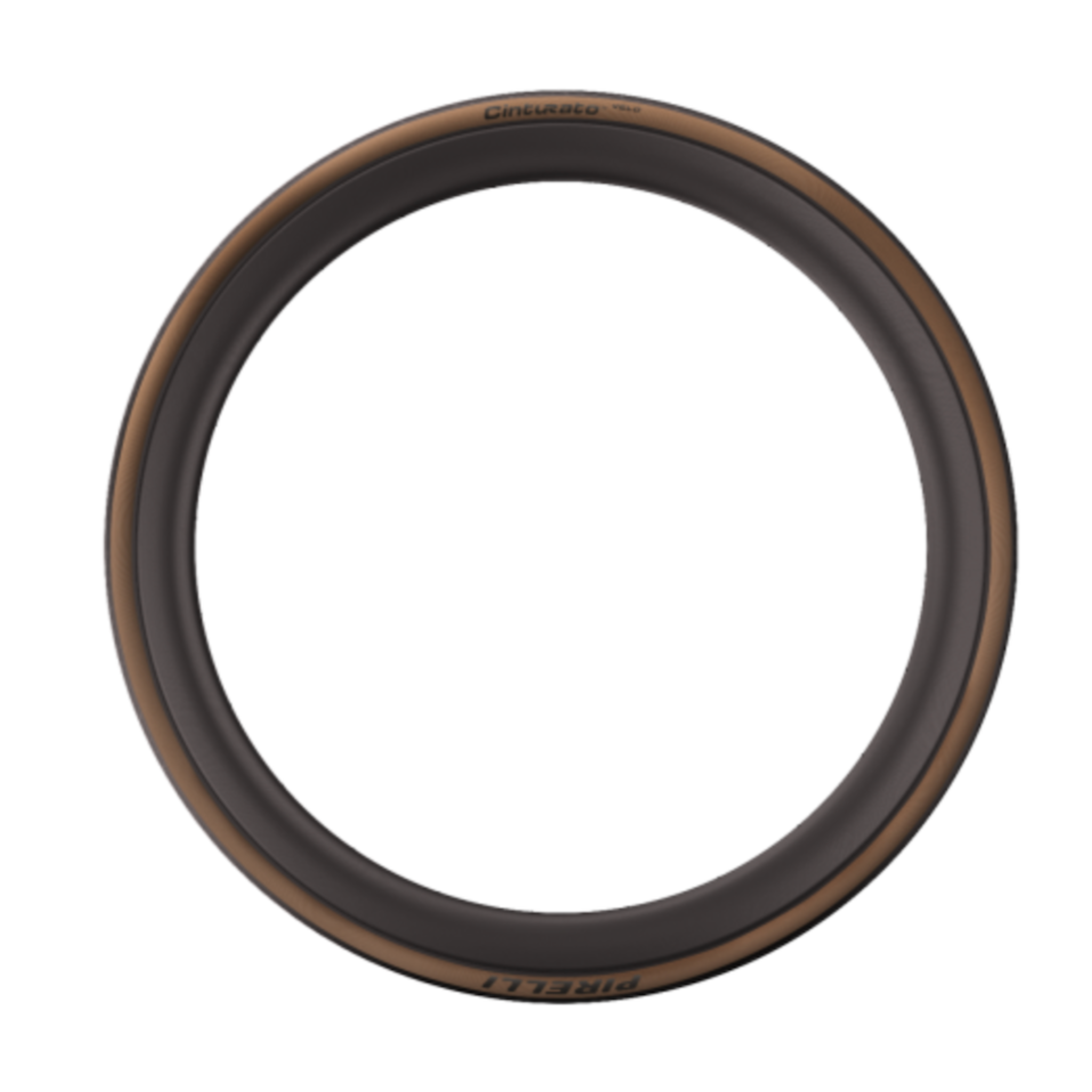 Pirelli cinturato dæk. Tubeless ready. Sort med brun kant mod hjulet, farven hedder classic.